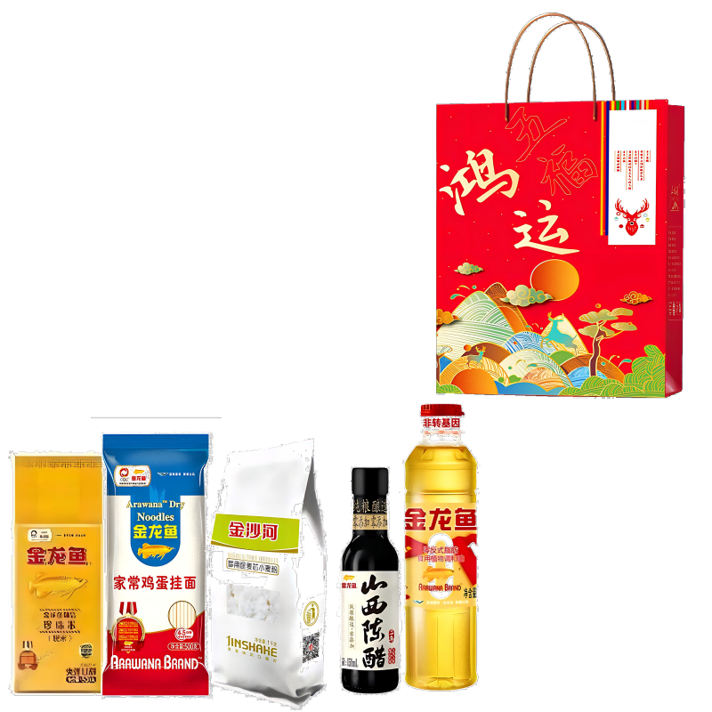 金龙鱼  米面油五福鸿运礼盒2550g