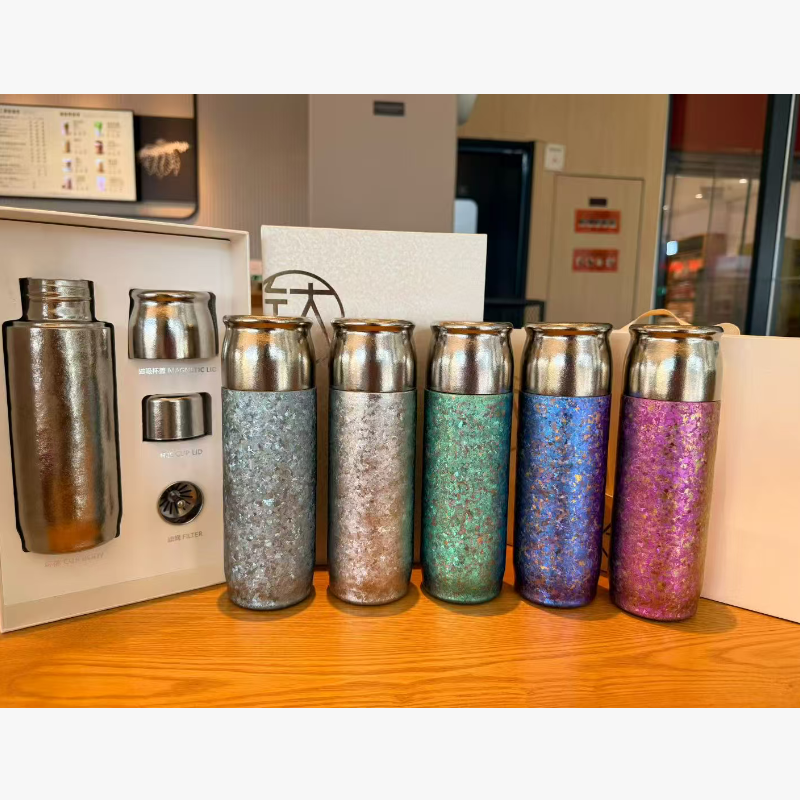 骏天  纯钛高颜值小容量保温杯可定制DG-TI0008