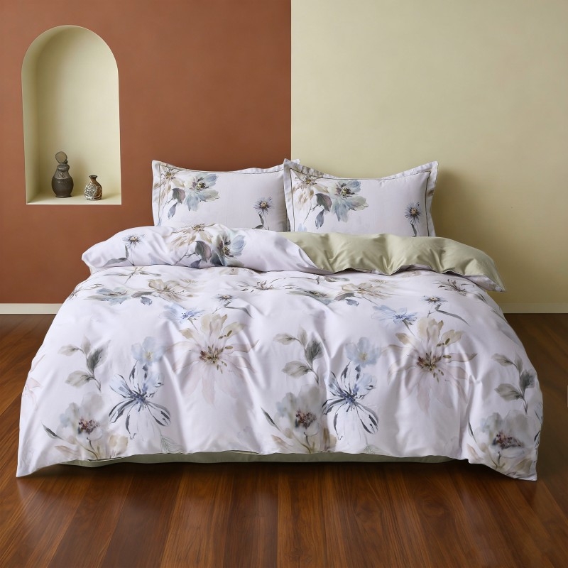 花花公子  长绒棉数码印花四件套雨后清风PB-25T7812