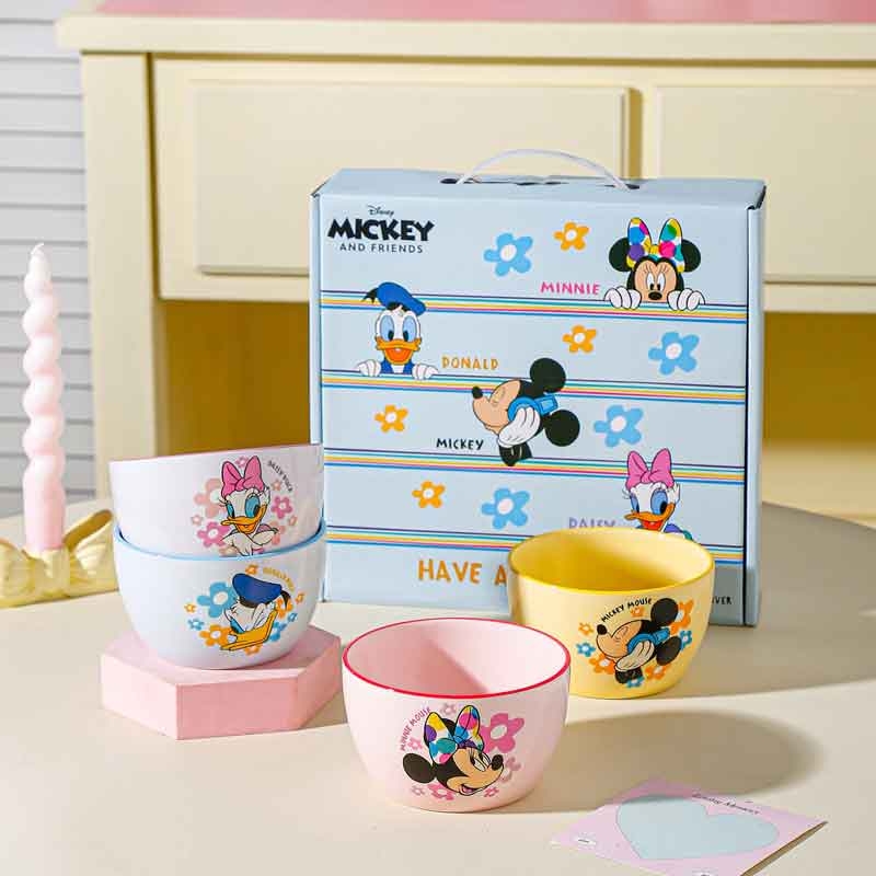 迪士尼 缤纷陶瓷米饭碗套组彩盒装