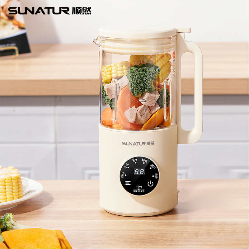 顺然  破壁豆浆机白色600MLHB-D605K