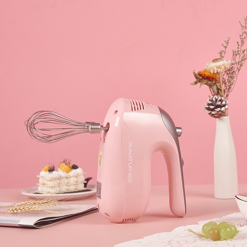 顺然 粉色打蛋器300W六棒款SRZ-1056