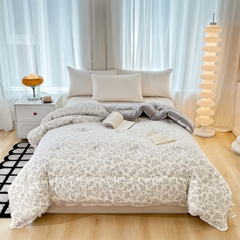 慕兰喜  超柔皱皱棉提花四季被MLX-D2505