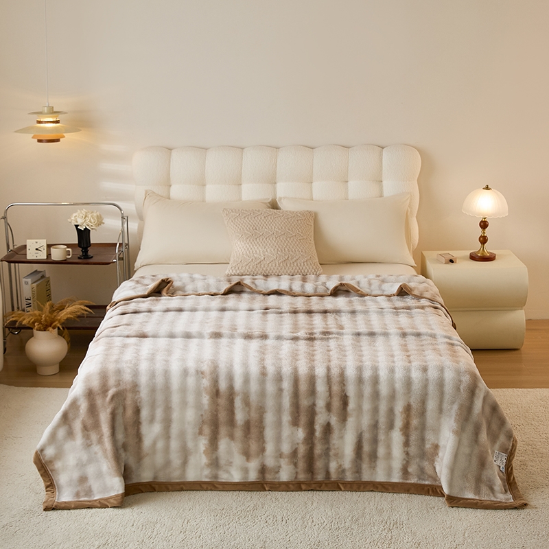 皇寝世家  兔绒泡泡毯HQ-TZ2516