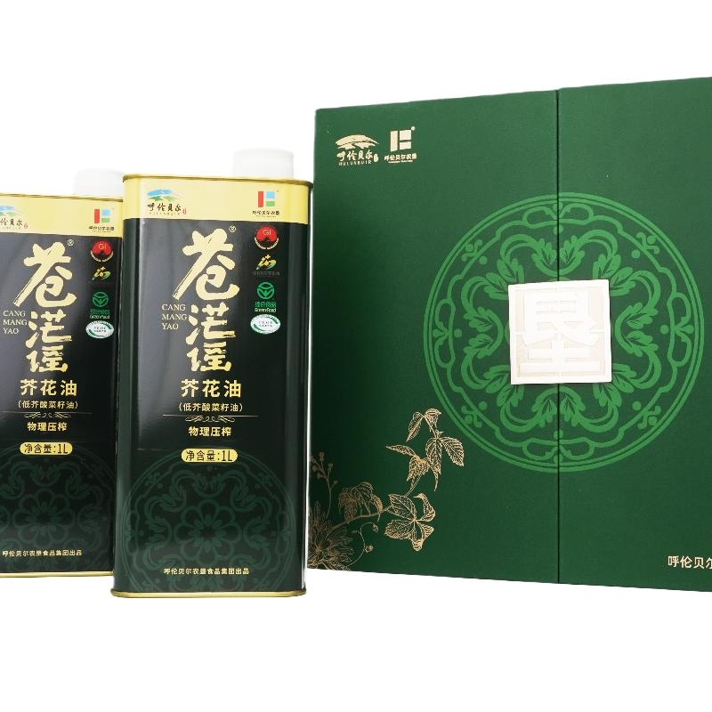 苍茫谣  芥花油垦系列1L*2瓶礼盒装