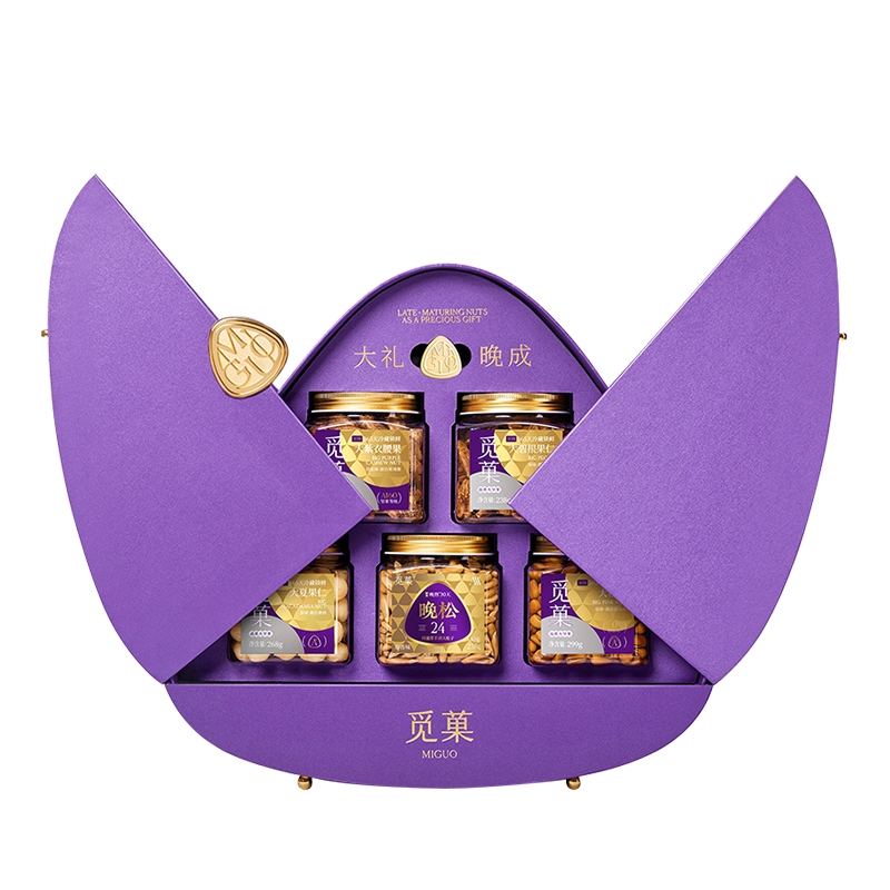 觅菓  紫蝶兰坚果礼盒1.261kg