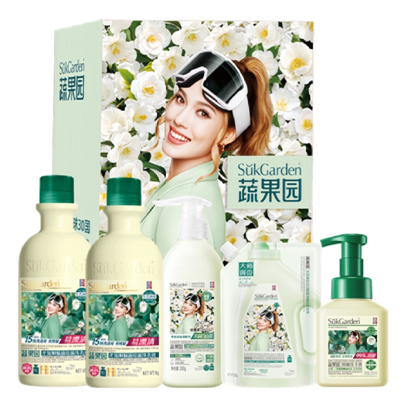 蔬果园  2026山茶花清洁礼盒SGYS0009