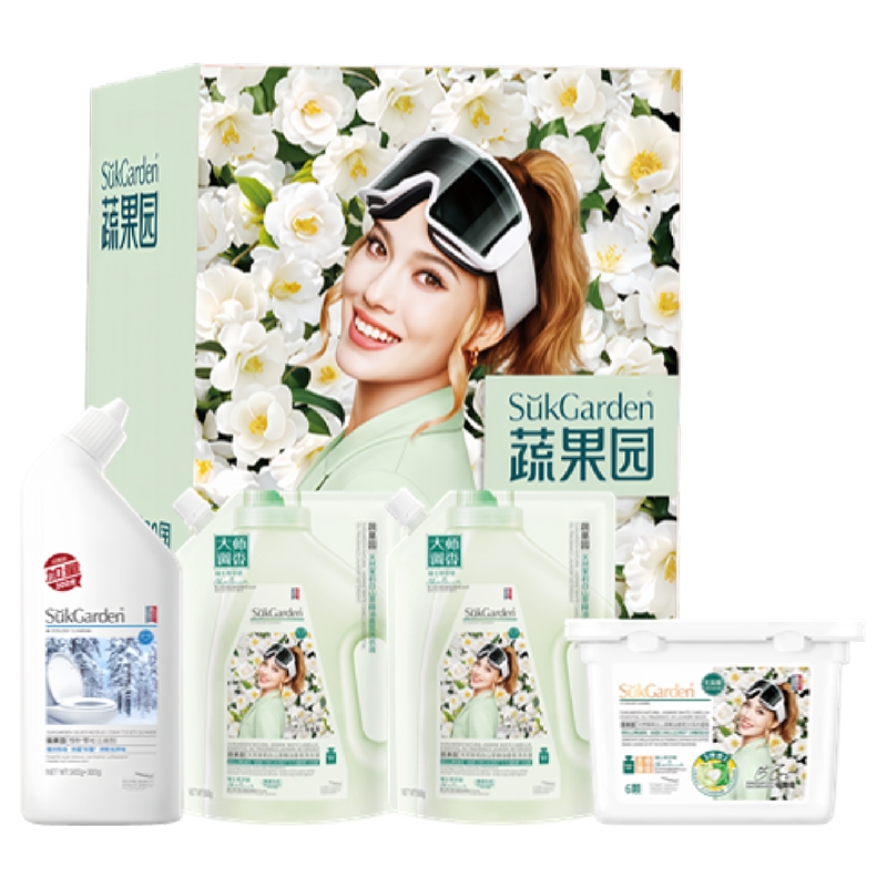 蔬果园  2026山茶花清洁礼盒SGYS0001