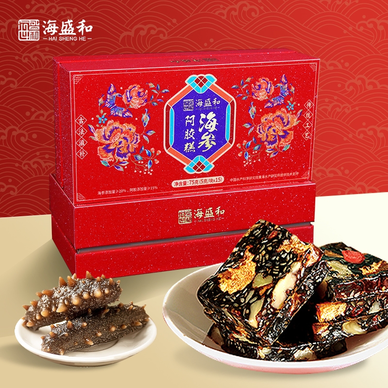倾海盛宴  海参阿胶糕75g礼盒