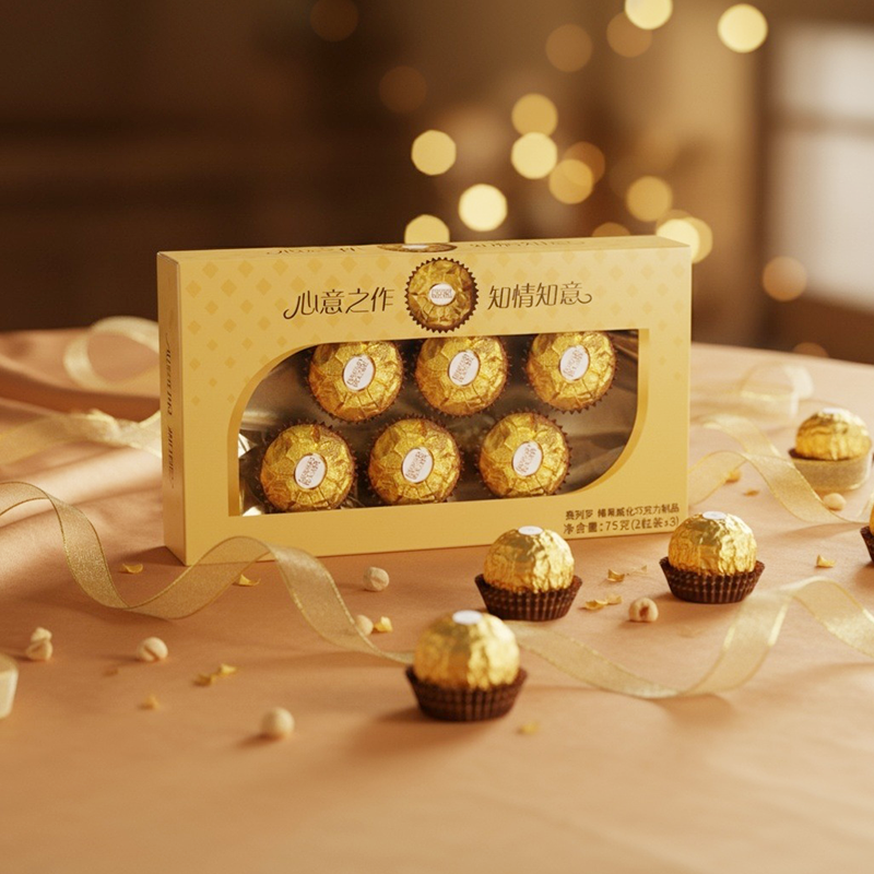 费列罗  榛果威化巧克力6粒装