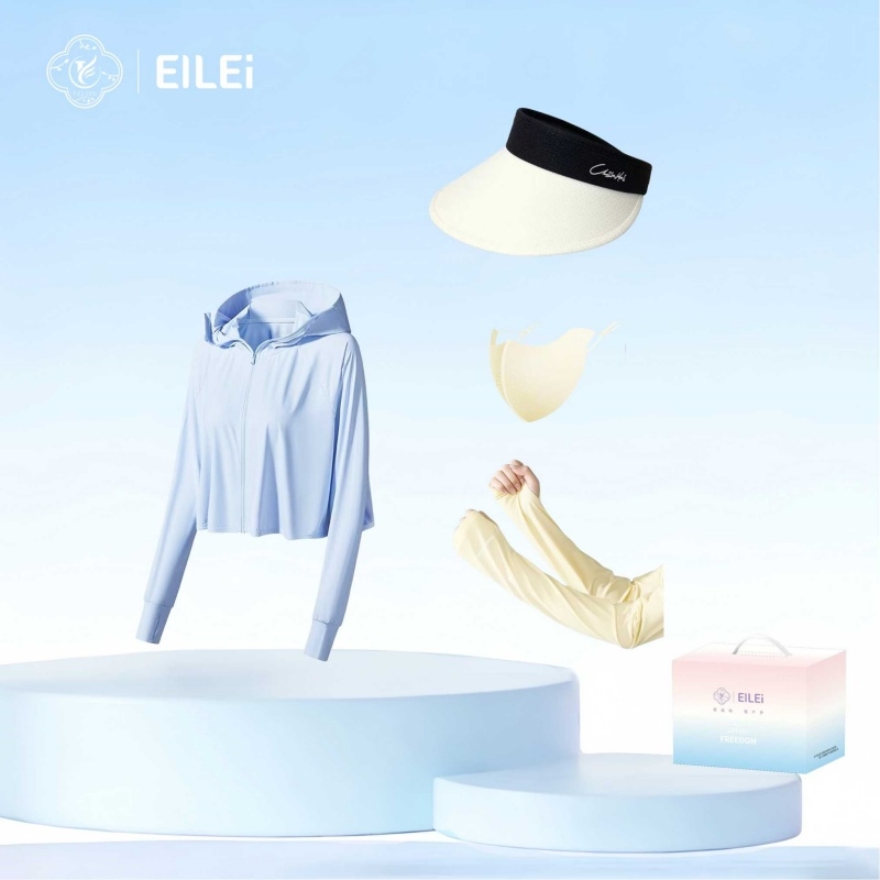 EILEI  户外出行夏季防晒套装霞光系列3