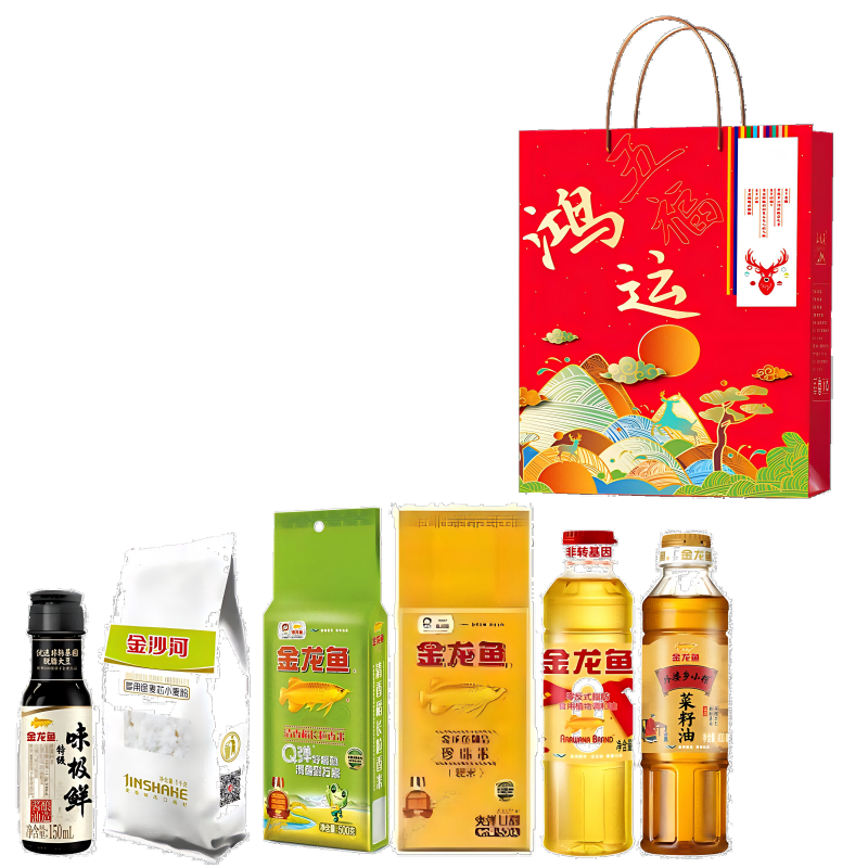 金龙鱼  粮油五福鸿运礼盒2950g