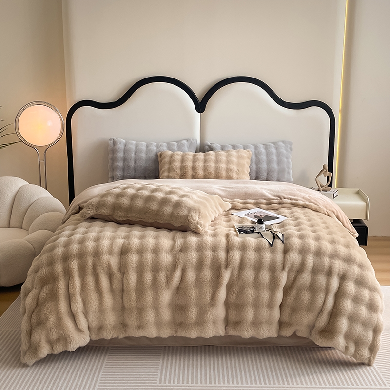 冠军（Champion） 轻奢加厚兔毛绒多功能被套毯GJ-C25-0307