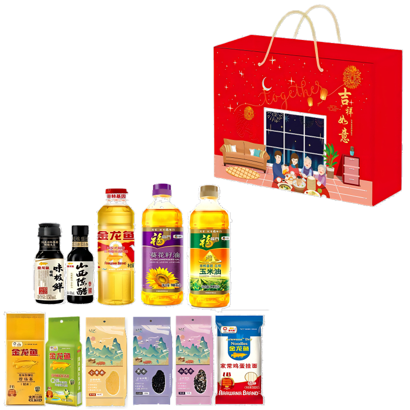 金龙鱼  米面粮油吉祥如意礼盒5700g