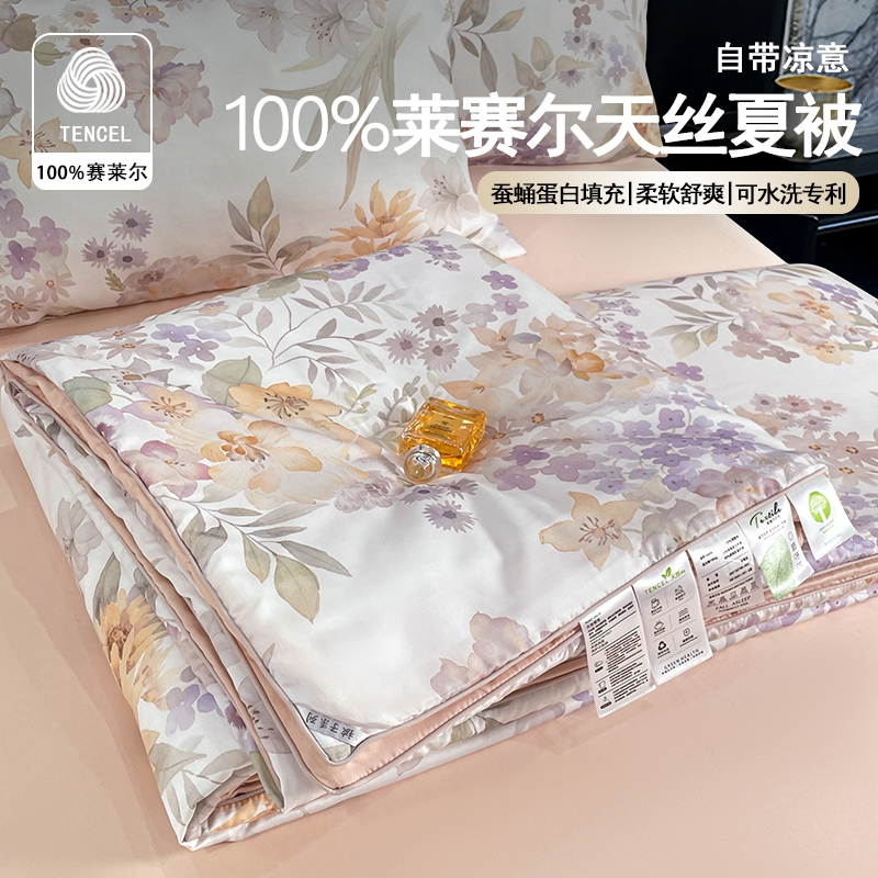 亿瞬间  天丝蚕蛹蛋白夏被