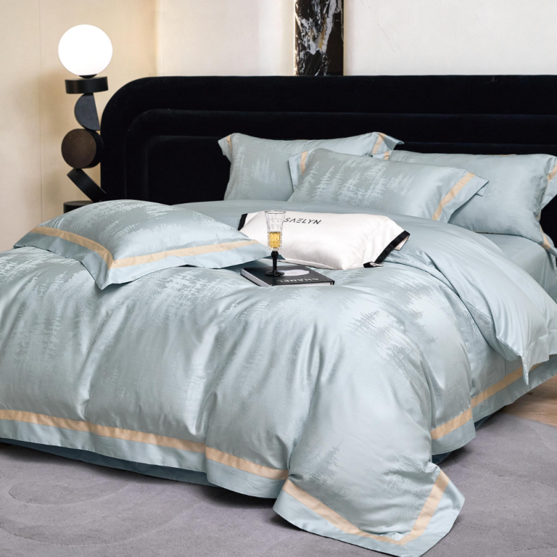 花花公子  天丝棉浮雕提花四件套PB-25MT719