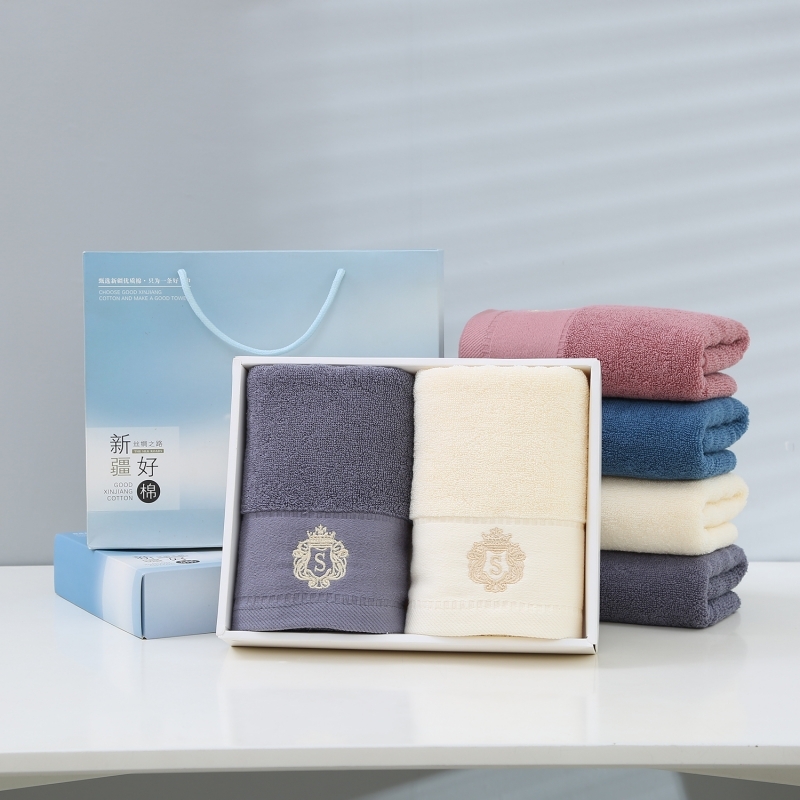 奥来纯  纯棉沙皇双巾礼盒