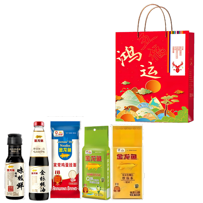 金龙鱼  大米蚝油挂面礼盒2350g