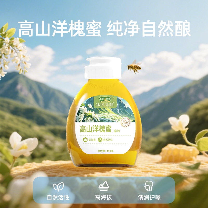 汪氏  高山洋槐蜂蜜450g