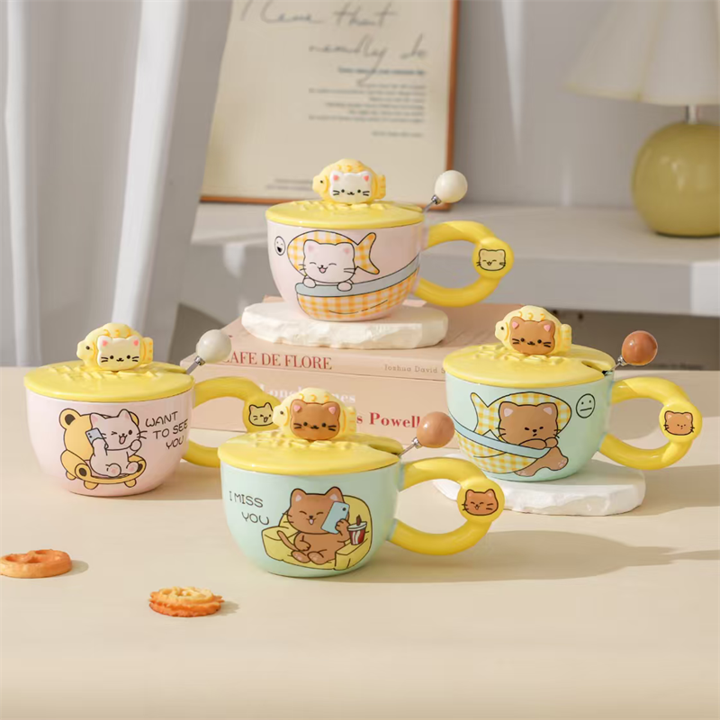 热恋小猫圆圆杯380ml1549