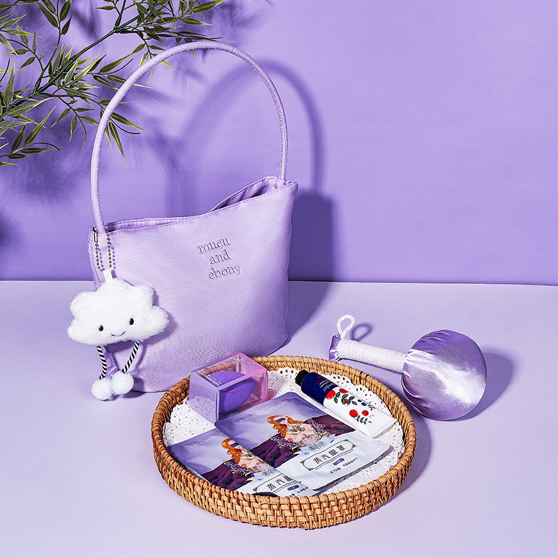 承夏文化  绝绝紫云朵托特包悦美套装CX2026-Q03