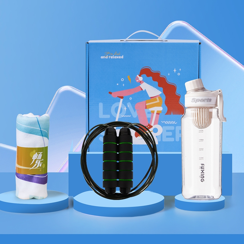 若生活  户外运动水壶跳绳运动毛巾组合