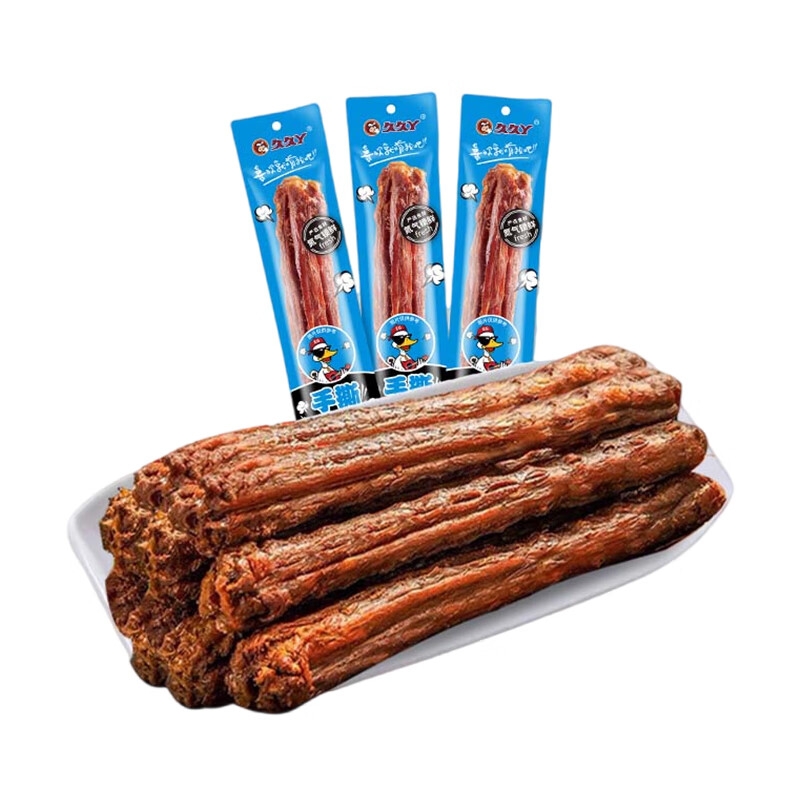 久久丫 手撕鸭脖经典烧烤味60g*3