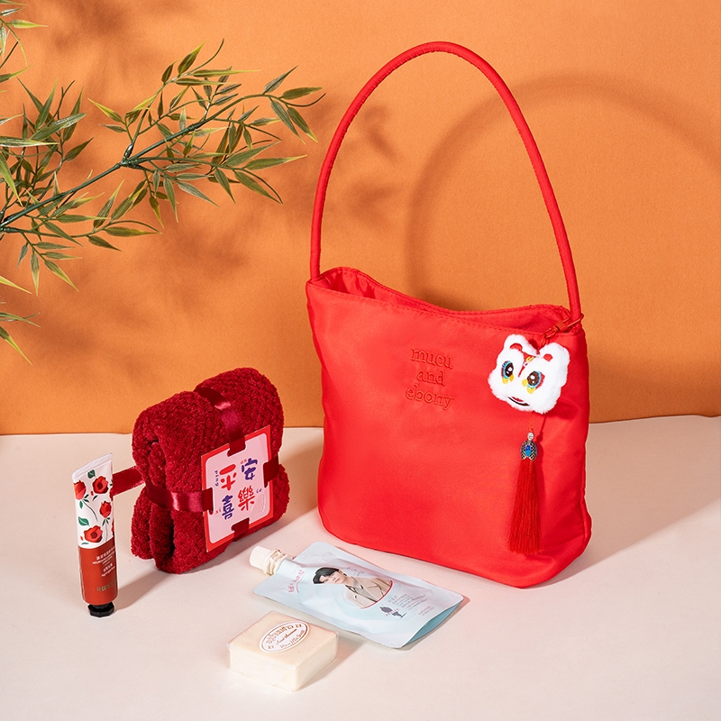 承夏文化  中国红开运醒狮日用进口皂套装CX2025-Q29