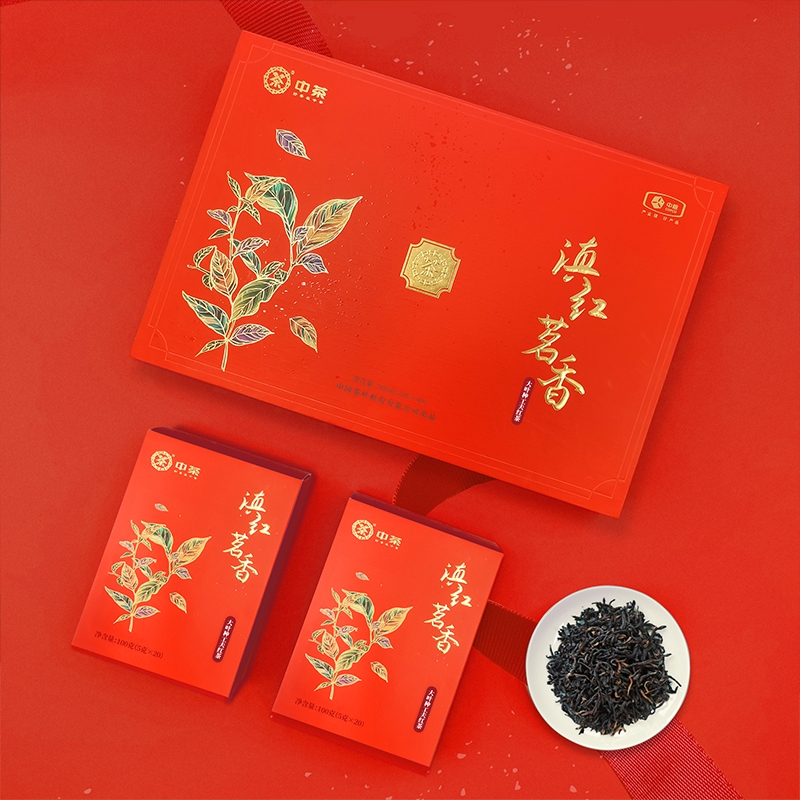 中茶  滇红茗香.大叶种工夫红茶礼盒200g