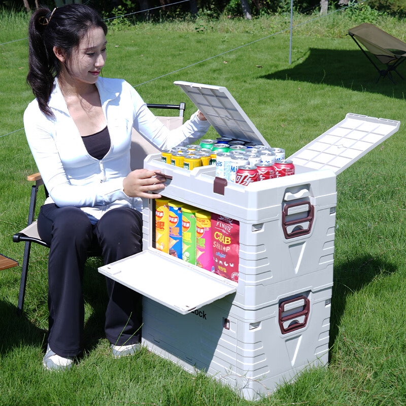 乐扣乐扣  折叠收纳箱单只LTZ528GRY