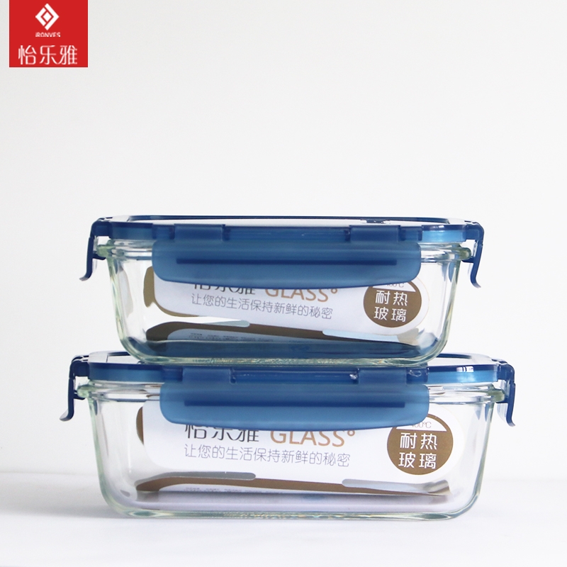 怡乐雅  高硼硅保鲜盒两件套YLYT288