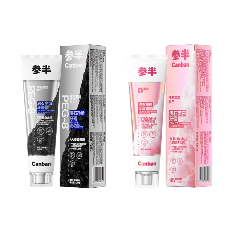 参半  沸石净齿牙膏120g