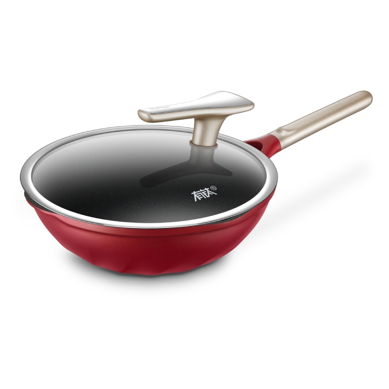 苏泊尔  32cm火红点钛磨力不粘套装2代