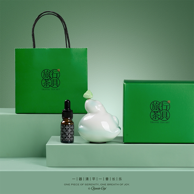 仟信慈艺  清平乐端午伴手礼陶瓷香氛摆件