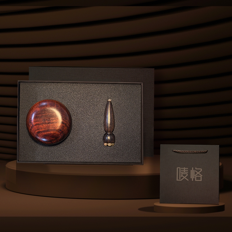 唛恪  羊角按摩梳三啄羊角按摩棒套装礼盒M109112