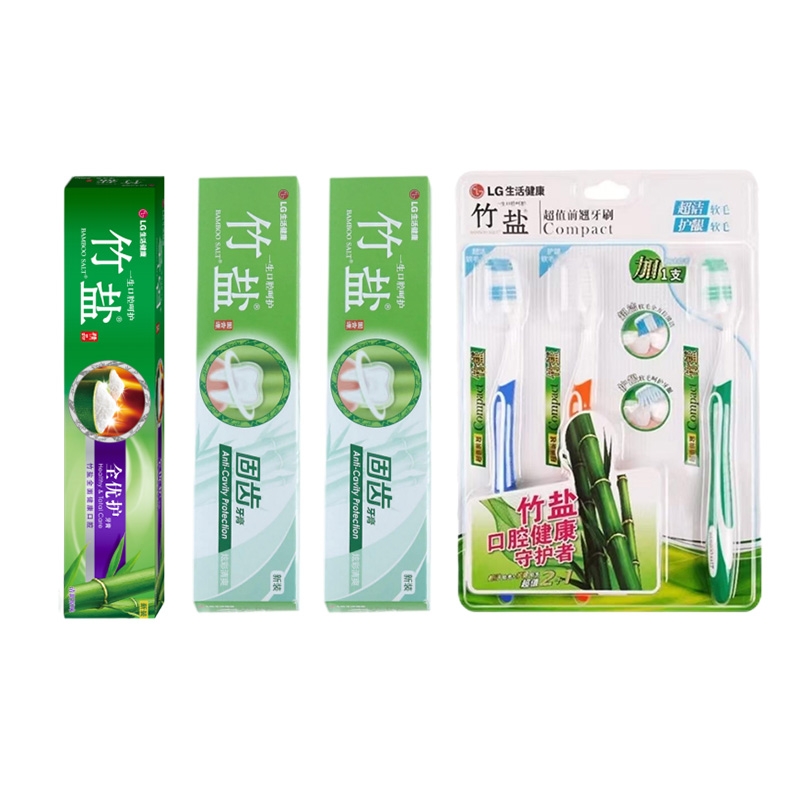 竹盐  全优护固齿源牙刷套组