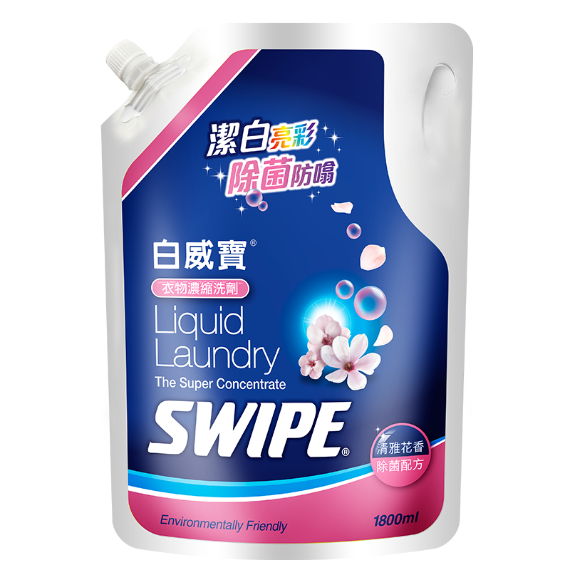 威宝  洗衣液清雅花香味1.8L