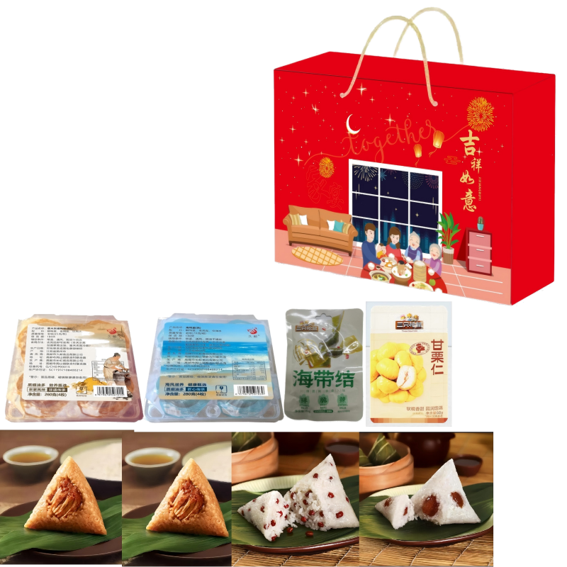 五芳斋  预售8粽8蛋端午礼盒1940g