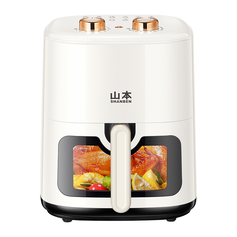 山本  可视空气炸锅6升大容量S-BLAF60VS