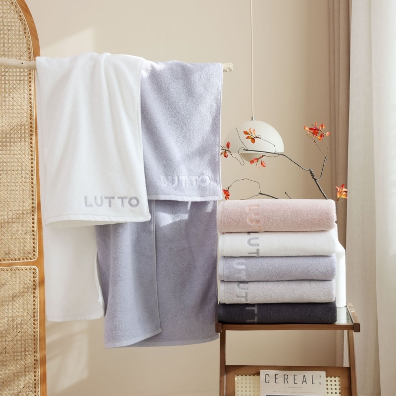 奥来纯  纯棉A类简沐浴巾加大加厚伴手礼