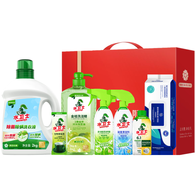 水卫士  家庭除菌清洁6件套D-SWS-260308