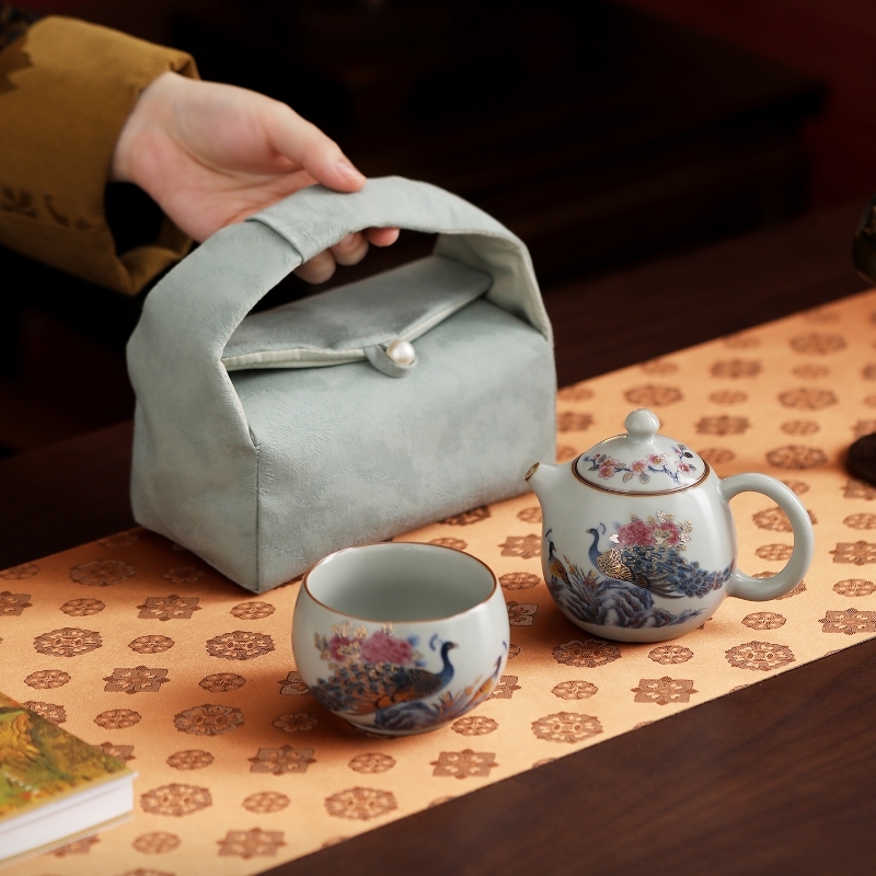 承礼  汝窑凤栖祥瑞一人饮