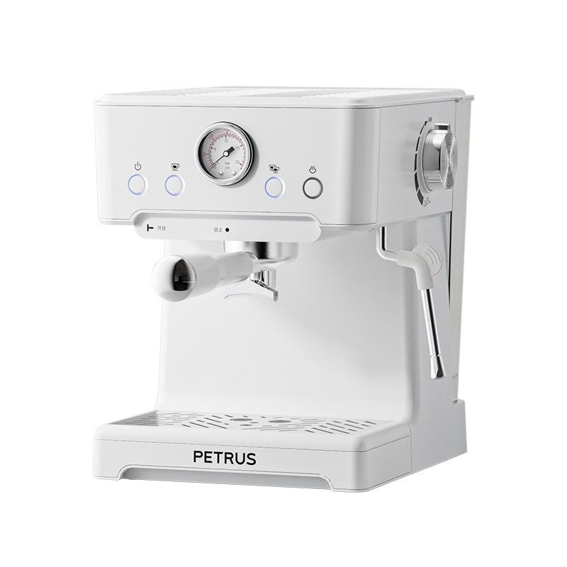 柏翠  新款压力表半自动意式咖啡机PE3690A
