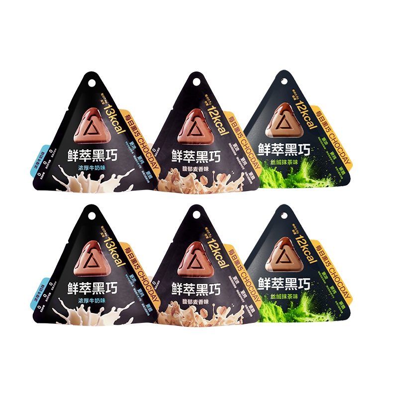 每日黑巧  鲜萃黑巧巧克力制品6袋组合装