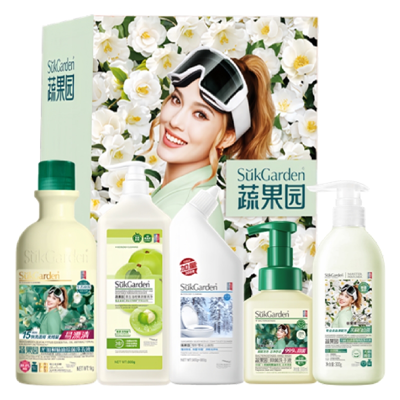 蔬果园  2026山茶花清洁礼盒SGYS0006