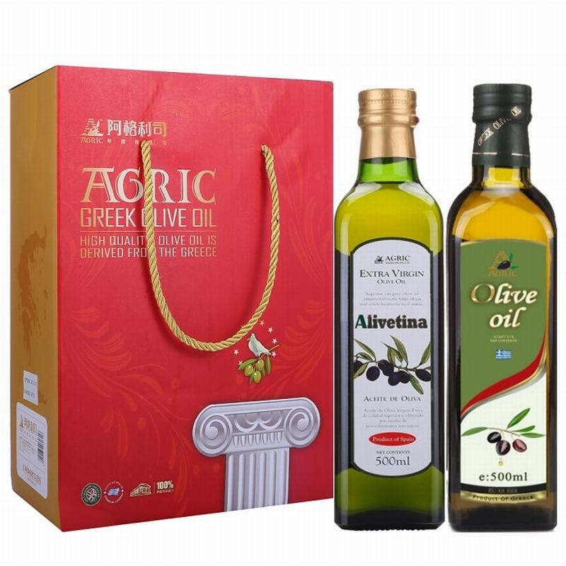 阿格利司 西班牙希腊特纯橄榄油500ml*2瓶
