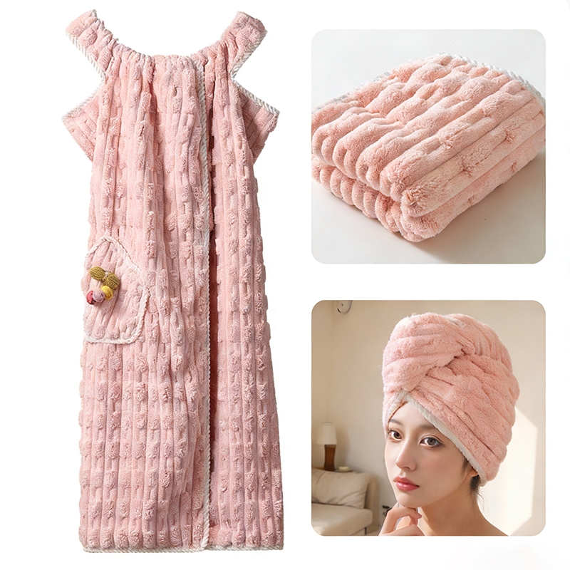 啄木鸟  轻奢浴裙三件套ZMN-MJ023