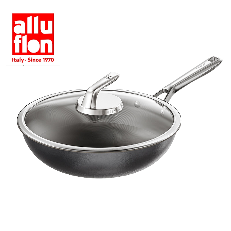 阿路弗仑  科莫健康纯钛炒锅32CM2301320432