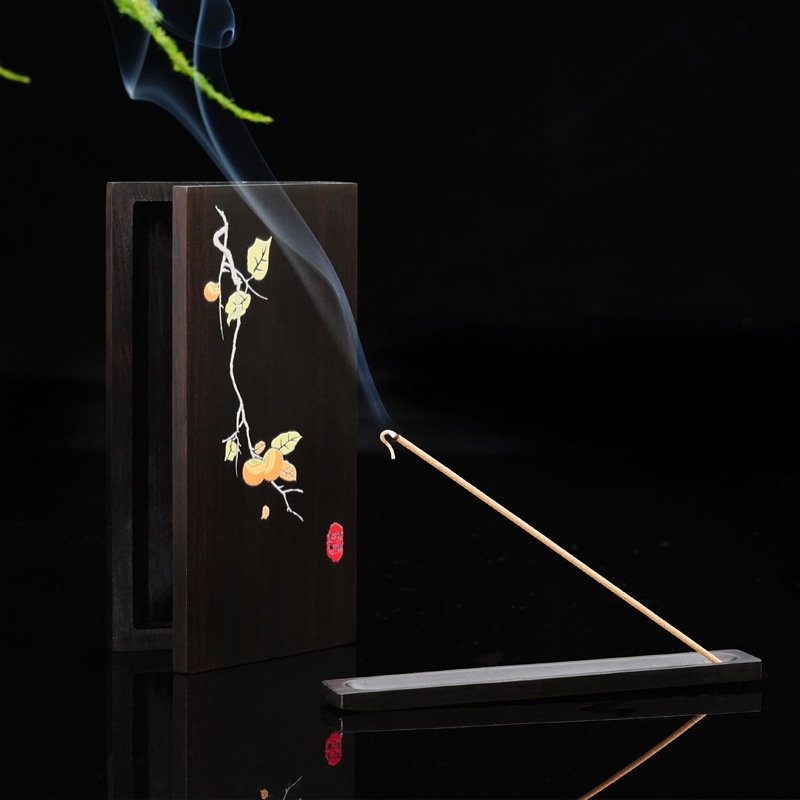 尚元堂  新中式柿柿如意书香盒线香插礼盒QRY009