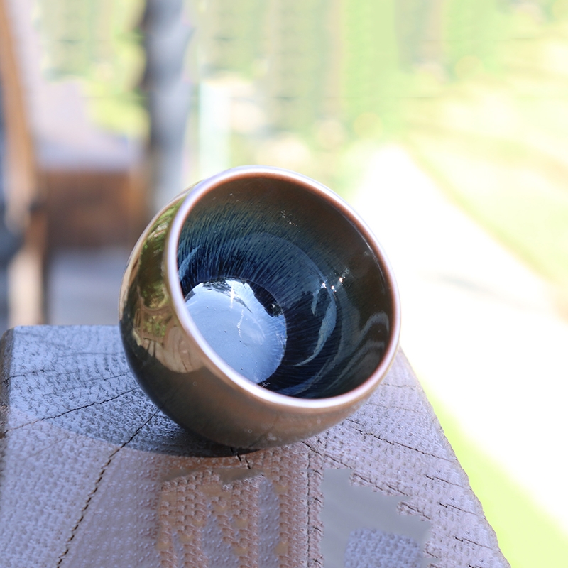 修光明  蓝毫建盏手握杯款0788